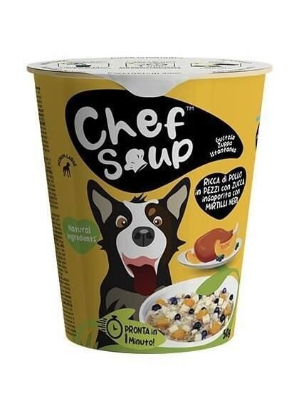 Chef Soup Tavuklu Yaban Mersini ve Bal Kabakli Hazir Çorba 50 Gr