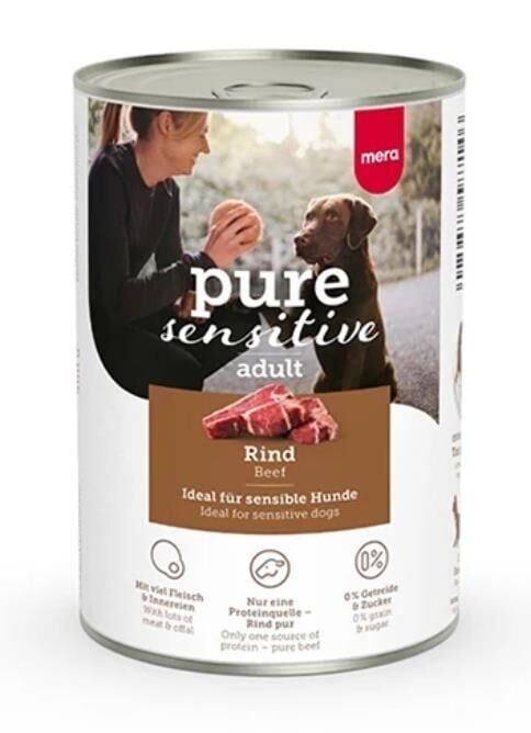 Mera Pure Sensitive Adult Biftekli Yetişkin Köpek Konservesi 400 gr