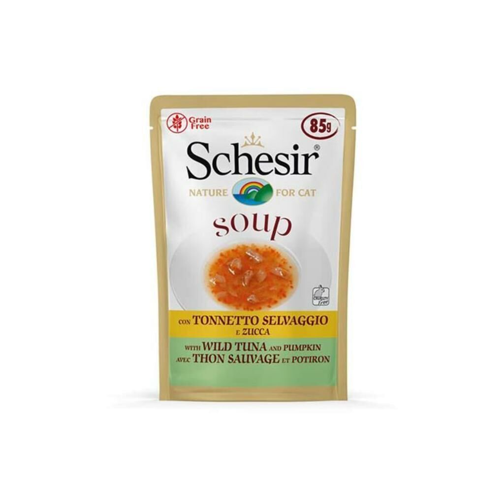 Schesir Ton Balıklı Balkabaklı Kedi Çorbası 85 Gr