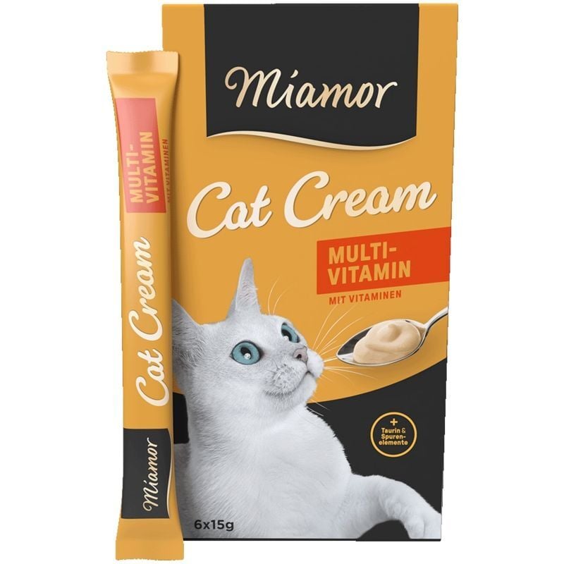 Miamor Cream Multi Vitamin Kedi Ödülü 6x15 Gr