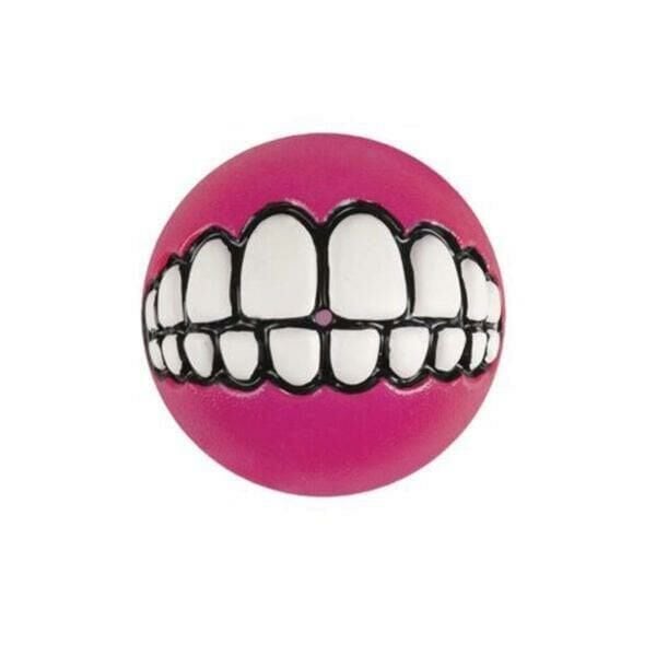Rogz Toyz Grinz Ödül Hazneli Köpek Oyun Topu Pembe Small 4.9 Cm