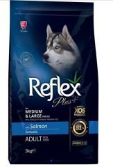 Reflex Plus Adult Somon Orta Büyük Irk Somonlu Yetişkin Köpek Maması 3 Kg