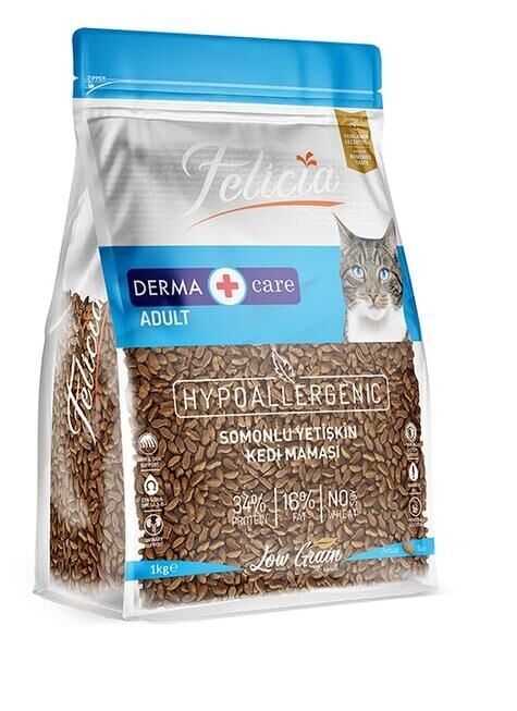 Felicia Az Tahıllı Somonlu Yetişkin Kedi Maması 1 Kg