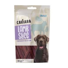 Caviara Kurutulmuş Kuzu Dilimleri Köpek Ödülü 80 Gr