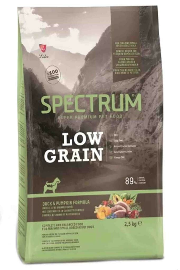 Spectrum Ördekli ve Balkabakli Küçük Irk Yetiskin Köpek Mamasi 2,5 Kg
