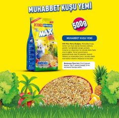 Kiki Excellent Kuş Max Menu Ballı Muhabbet Yemi 500 Gr