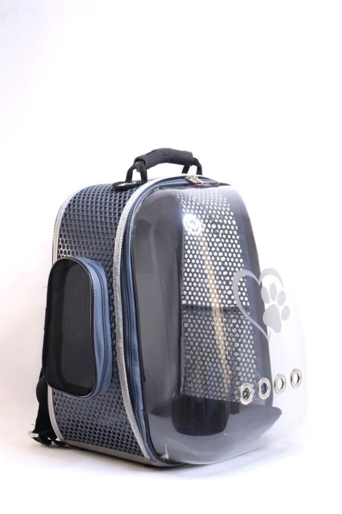 MİGNO Zenith Astronot Model Kedi Köpek Taşıma Çantasıı - Gri