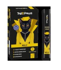 Tail & Paws STELLA Somonlu ve Multivitaminli Şekersiz Sıvı Kedi Ödül Maması 15gr (5'li)