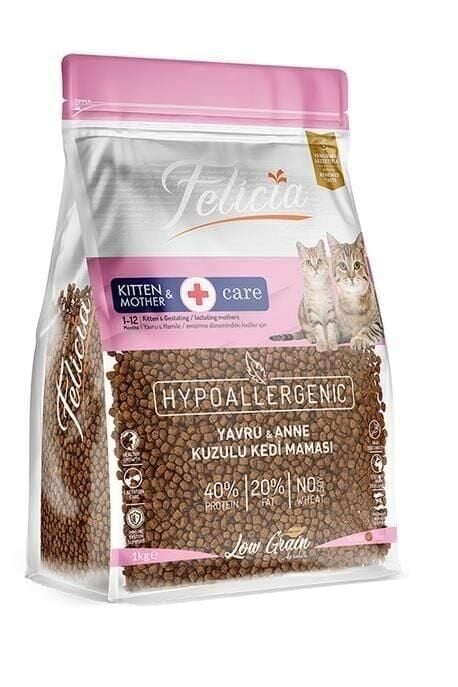 Felicia Az Tahıllı Kuzulu Yavru Kedi Maması 1 Kg