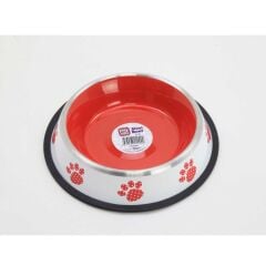 Playfull Renkli Desenli Çelik Mama ve Su Kabı 32 Oz
