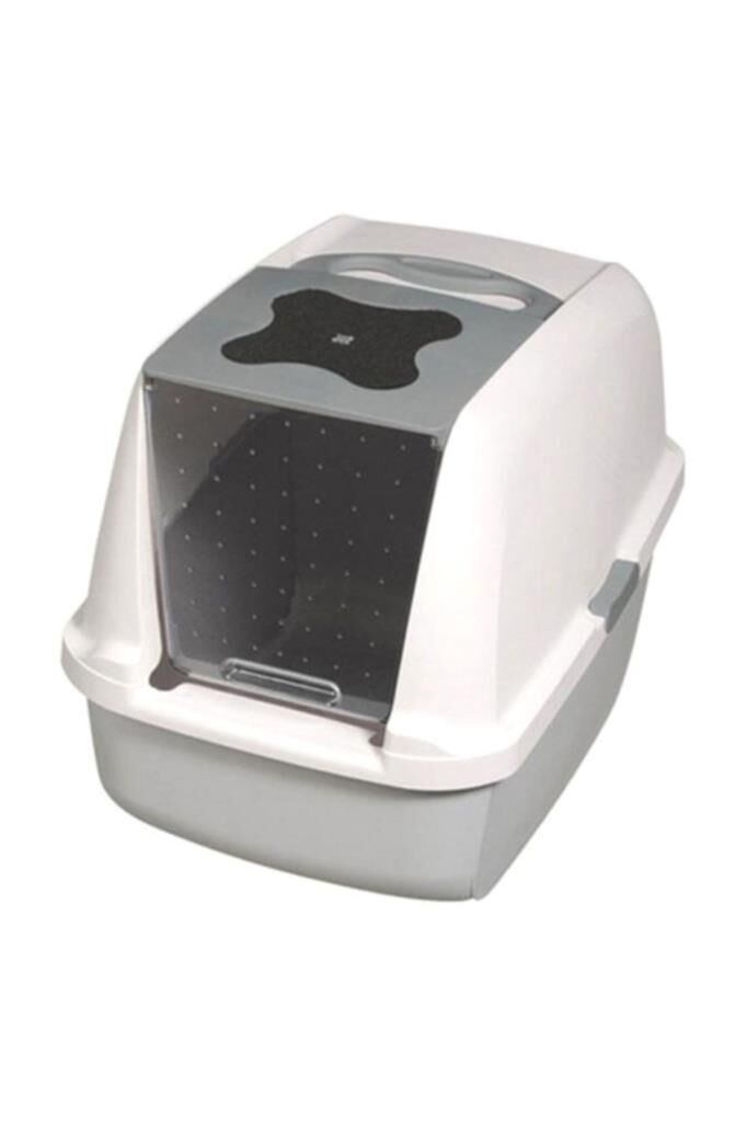 Catit Kapalı Kedi Tuvalet Kabini Gri 57*46,5*39