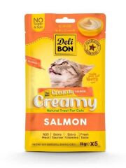 Delibon Creamy Somonlu Kedi Ödül Maması 15 gr 5li