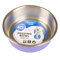 Duvo Kedi Köpek Kaymaz 750 Ml Mat Mor Mama ve Su Kabı