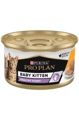 Pro Plan Baby Kitten Tavuklu Yeni Doğan Yavru Kedi Konservesi 85gr