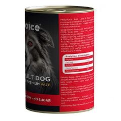 ProChoice Adult Kuzulu Yetişkin Köpek Konservesi 400 Gr