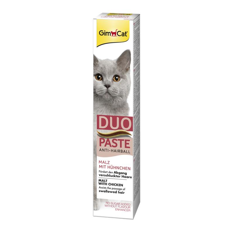 GimCat Duo Anti-Hairball Tüy Sağlığı için Tavuklu Kedi Macunu 50gr