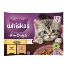 Whiskas Pouch Güveç Eti Çeşitli Yavru Kedi Konservesi 85gr 4 lü Paket