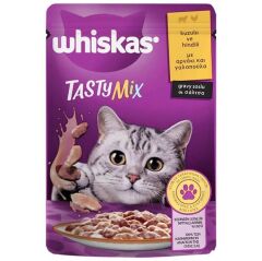 Whiskas Tasty Mix Kuzulu Hindili Kedi Maması 85 gr