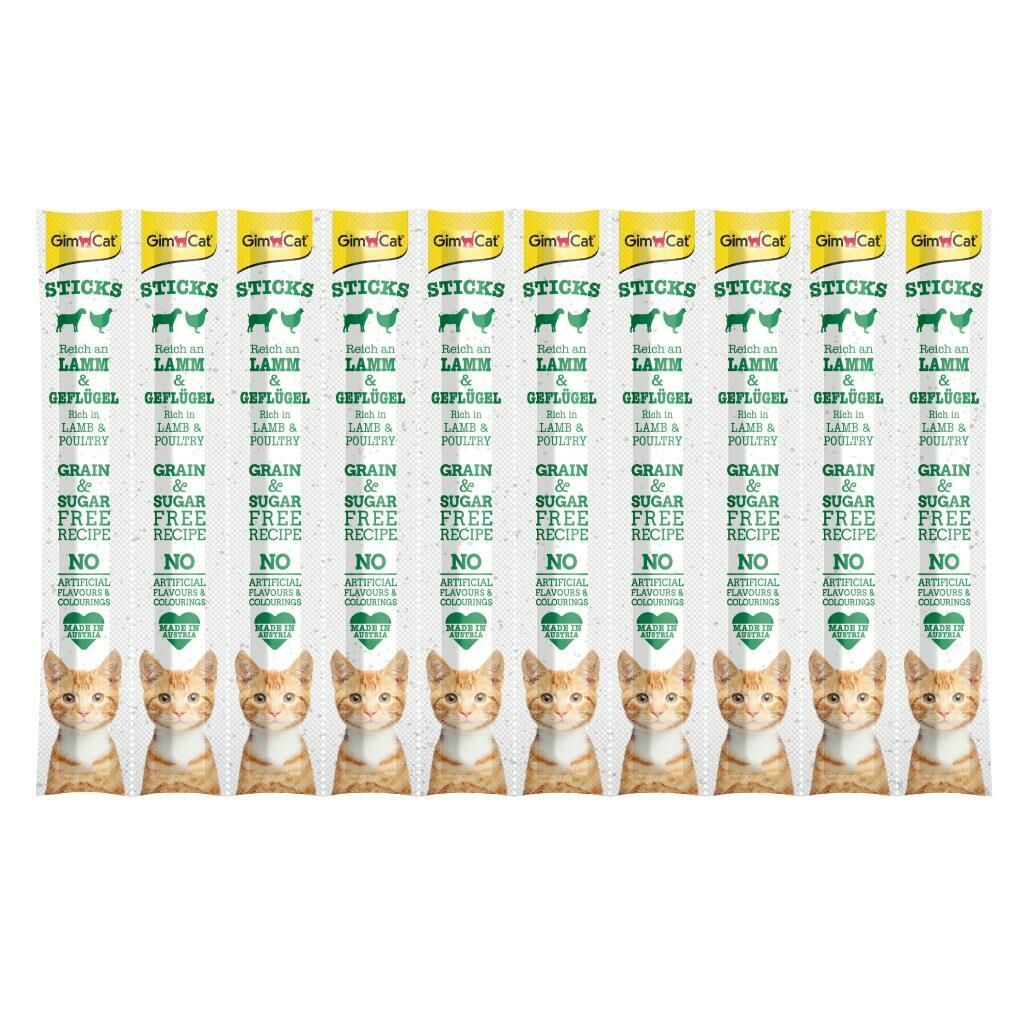 GimCat Sticks Kuzu ve Tavuk Etli Ödül Çubukları 50 gr - 10'lu