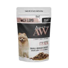 Animal World Soslu Parça Kuzu Etli Küçük Irk Yetiskin Köpek Konservesi 85 Gr