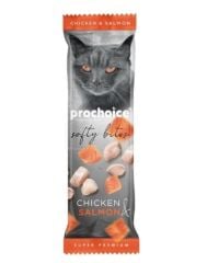 Prochoice Softy Bites Chicken & Salmon Kediler için Yumuşak Atıştırmalık 10 gr