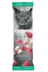 Prochoice Softy Bites Tavuk&Ton Balığı İçeren Kediler İçin Yumuşak Atıştırmalık 10gr