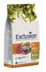 Exclusion Monoprotein Sığır Etli ve Narlı Düşük Tahıllı Küçük Irk Yavru Köpek Maması 2 Kg