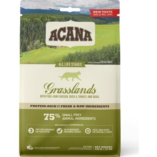 Acana Grasslands Ördekli ve Tavuklu Tahılsız Kedi Maması 1,8kg