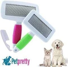 Petpretty Kedi Ve Köpek İçin Silikonlu Saplı Fırça