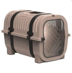 Innocozy Krem Kahve Kedi Köpek Taşıma Çantası 33x51x36cm