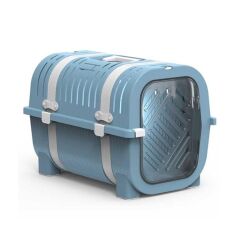 Innocozy Turkuaz Beyaz Kedi Köpek Taşıma Çantası 33x51x36cm