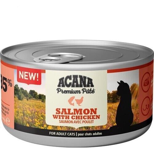 Acana Premium Somon Balık Ve Tavuklu Ezme Kedi Konservesi 85 gr