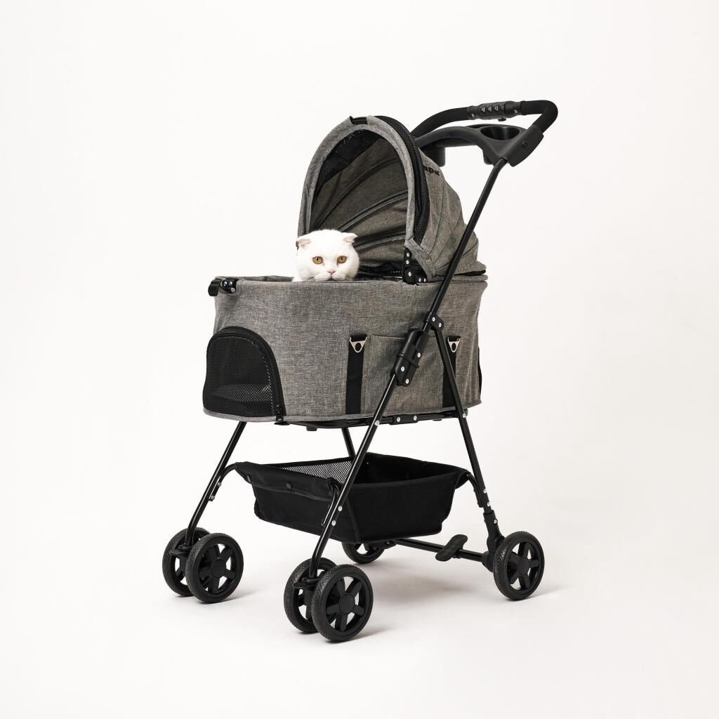 Zampa Norris Kedi & Köpek Arabası Gri 46X83X105cm