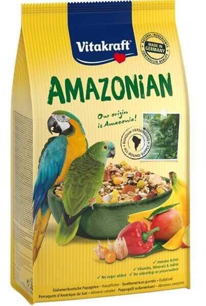 Vitakraft Amazon Afrika ve Gri Papağan Yemi 750 Gr