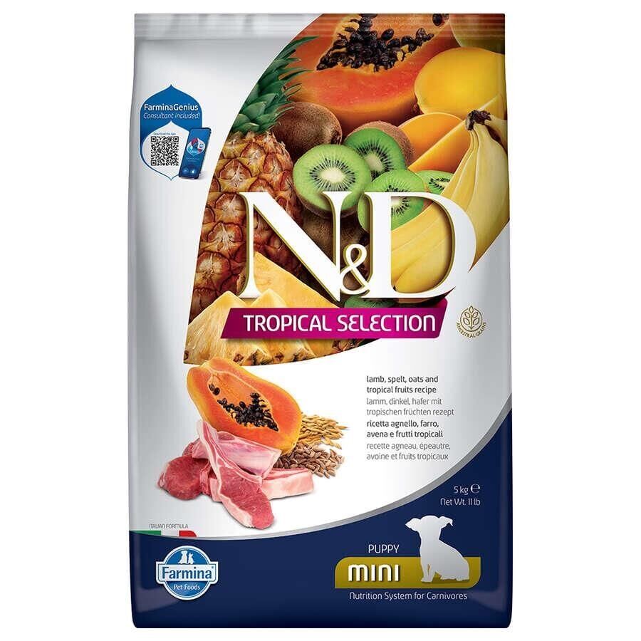 ND Tropical Selection Kuzulu Yavru Mini Irk Köpek Maması 5 Kg