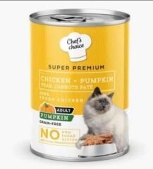 Chefs Choice Tavuklu Balkabaklı Kedi Konservesi 400 Gr