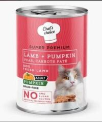 Chefs Choice Kuzulu Balkabaklı Kedi Konservesi 400 Gr