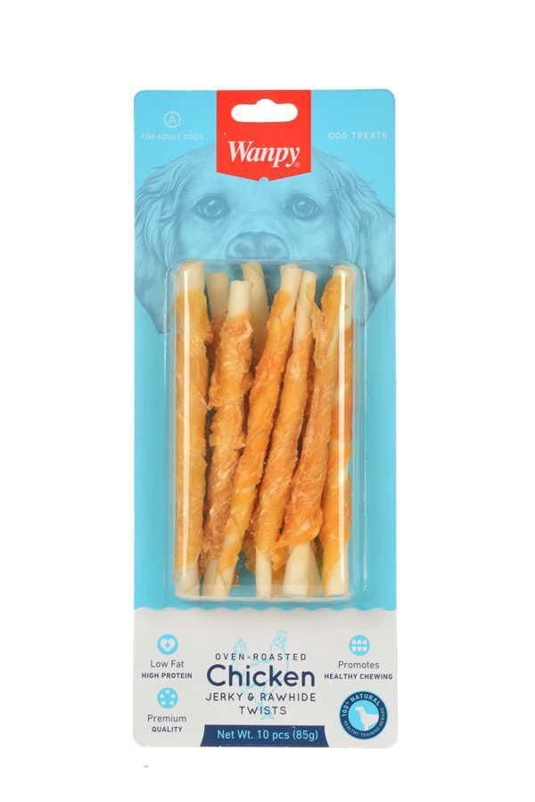 Wanpy Tavuk Sargılı Çiğneme Çubukları Köpek Ödülü 85gr