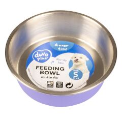 Duvo Kedi Köpek Kaymaz 750 Ml Mat Mor Mama ve Su Kabı