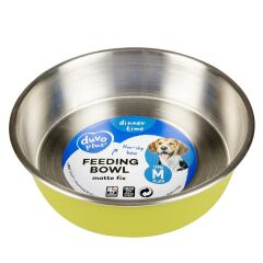 Duvo Kedi Köpek Kaymaz 750 Ml Mat Yeşil Mama ve Su Kabı
