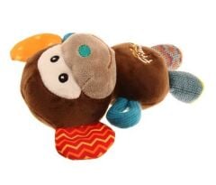Gigwi Plush Friendz Sesli Maymun Peluş Köpek Oyuncağı