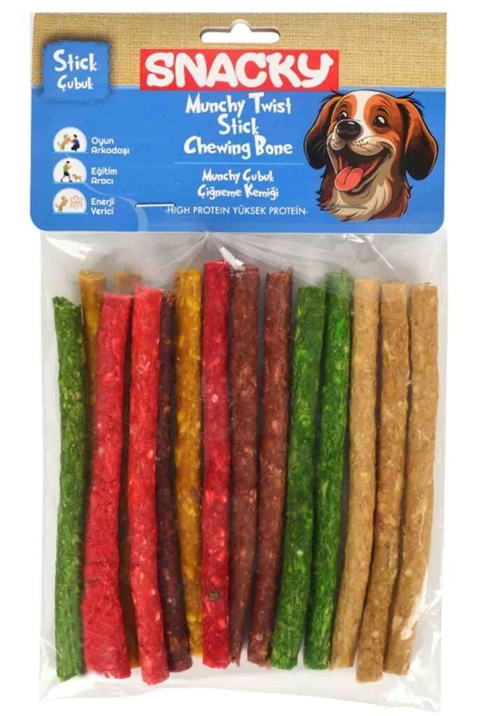 Snacky Muchy Köpek Burgu Çubuk 13cm 100gr 15li