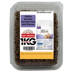 Felicia Kısırlaştırılmış Somonlu  Kedi Maması 1 Kg (AÇIK PAKET)