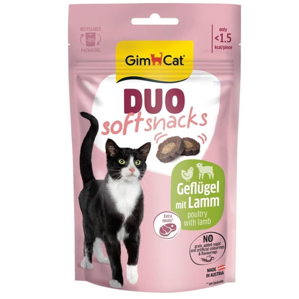 GimCat Snacks Soft Tavuk ve Kuzu Kedi Ödülü 50gr