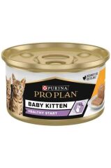 Pro Plan Baby Kitten Tavuklu Yeni Doğan Yavru Kedi Konservesi 85gr