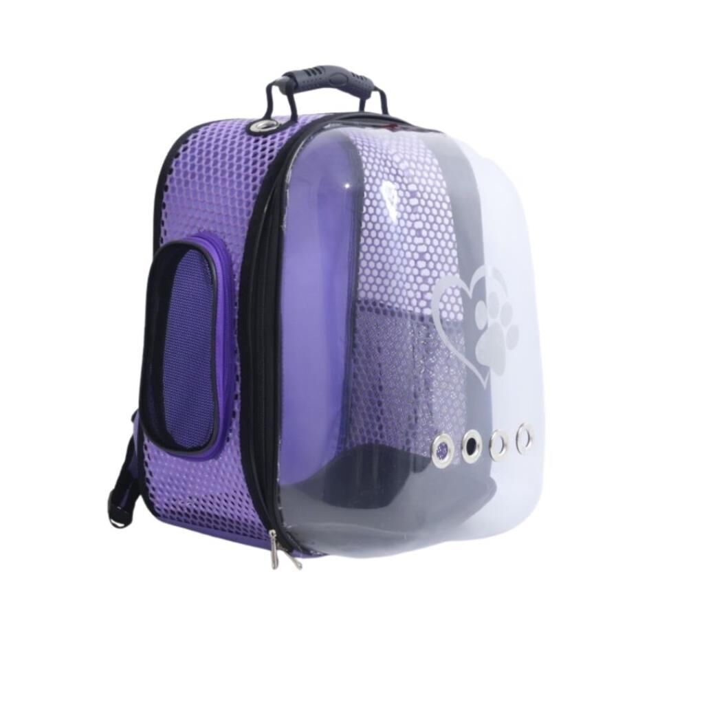MİGNO Zenith Astronot Model Kedi Köpek Taşıma Çantası - Mor