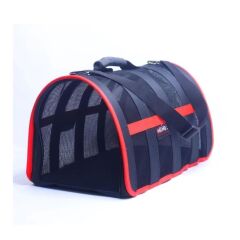 MİGNO FLYBAG Astra Fileli Kedi Köpek Taşıma Çantası - Kırmızı