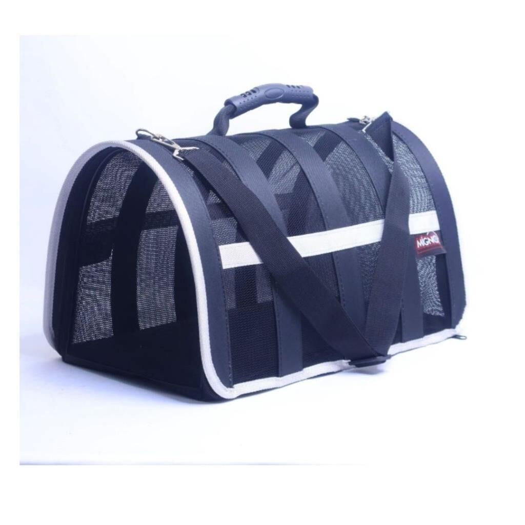 MİGNO FLYBAG Astra Fileli Kedi Köpek Taşıma Çantası - Beyaz