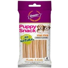 Gnawlers Köpek Ödülü Star Stick Peynir Aromalı 4'lü Paket