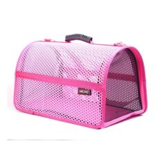MİGNO FLYBAG Voyager Fileli Kedi Köpek Taşıma Çantası - Pembe